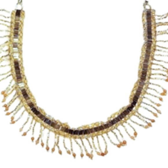 14” Beaded Fringe Necklaces - Picture 2 of 8